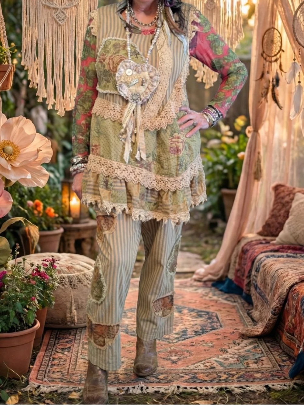A Rare Bird butterfly Strip top